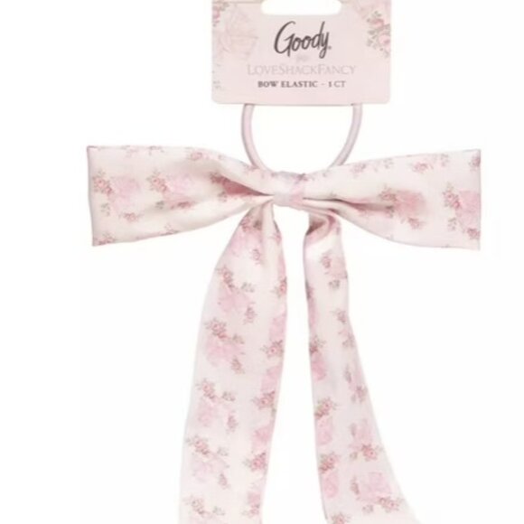 LoveShackFancy Accessories - Goody x LoveShackFancy Ruffle Bow Hair Clip - Rosa Beaux BRAND NEW *SHIPS FAST*‎